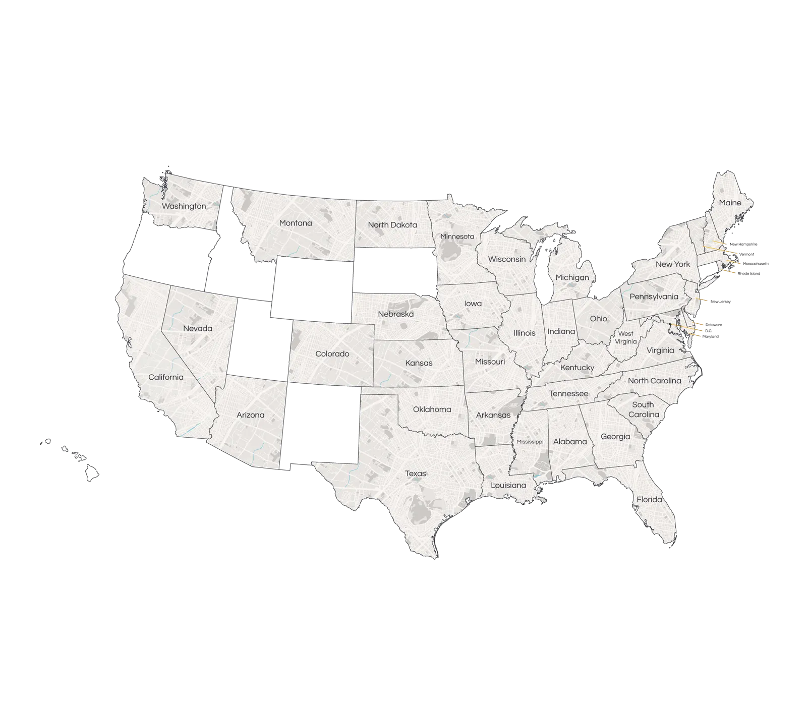 Map of Locations